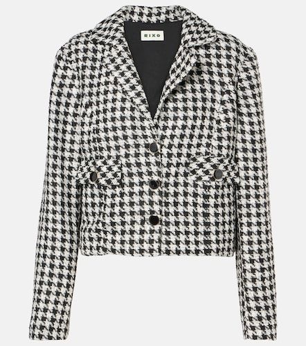 Giacca cropped in pied-de-poule - Rixo - Modalova