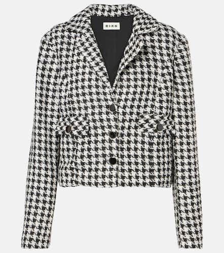 Rixo Houndstooth cropped jacket - Rixo - Modalova