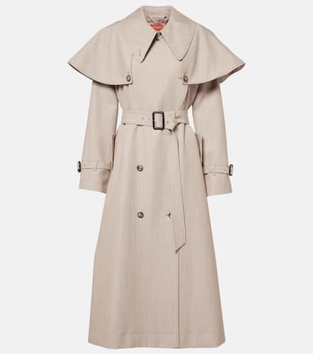 Billie caped virgin wool trench coat - Altuzarra - Modalova