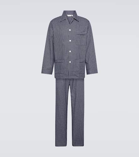 Braemar checked cotton pyjamas - Derek Rose - Modalova