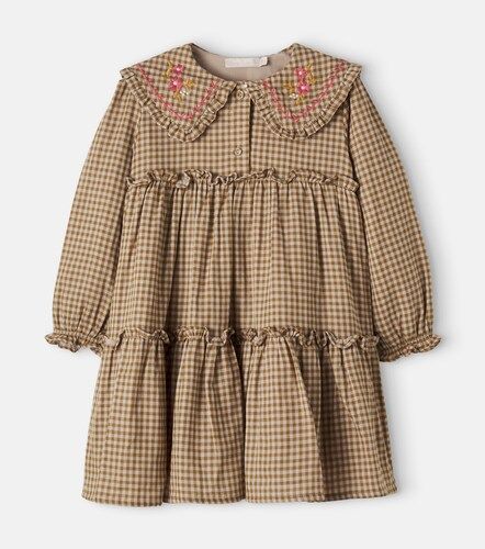 Vestido Viola de algodón a cuadros - C'era Una Volta - Modalova