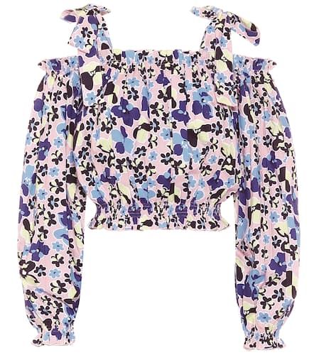 Gypsy floral cotton crop top - Alexandra Miro - Modalova