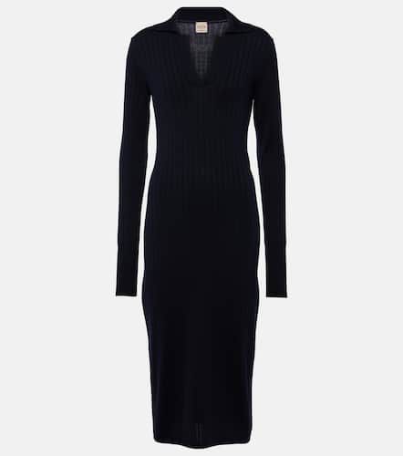 Ribbed-knit silk and cotton polo dress - Tod's - Modalova