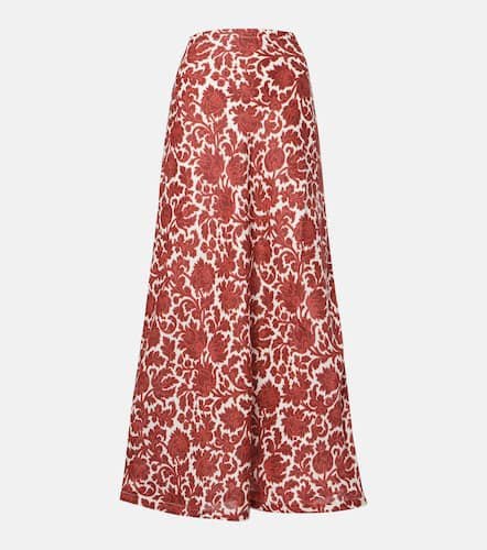 Antibes printed linen maxi skirt - Faithfull - Modalova