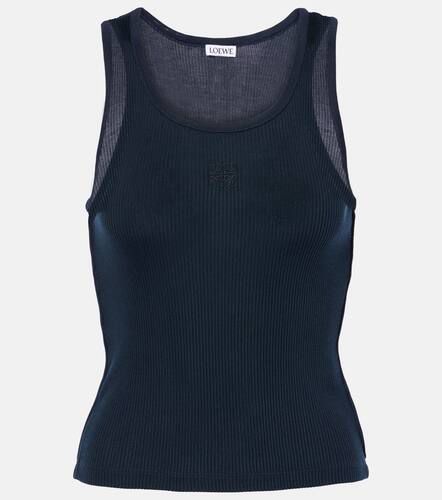 Tank top de jersey de seda con anagrama - Loewe - Modalova