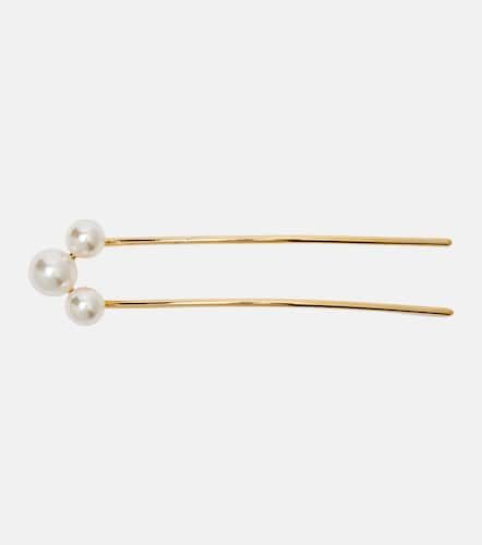 Gretel faux pearl hairpin - Jennifer Behr - Modalova