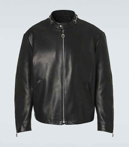 Gucci Horsebit leather jacket - Gucci - Modalova