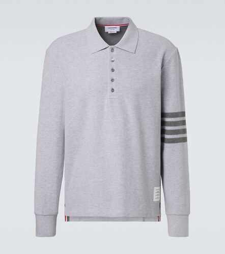 Polo 4-Bar de piqué de algodón - Thom Browne - Modalova