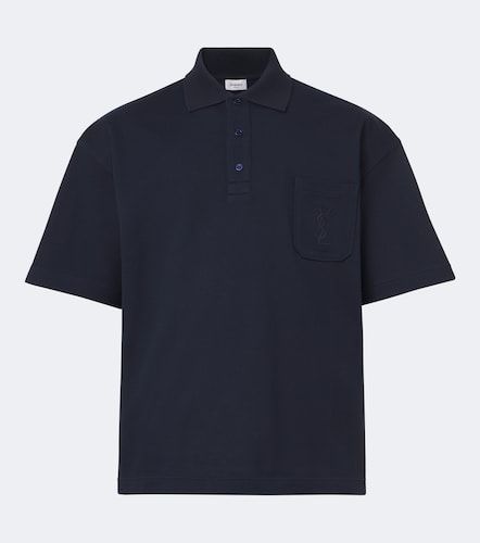 Polo Cassandre in cotone - Saint Laurent - Modalova