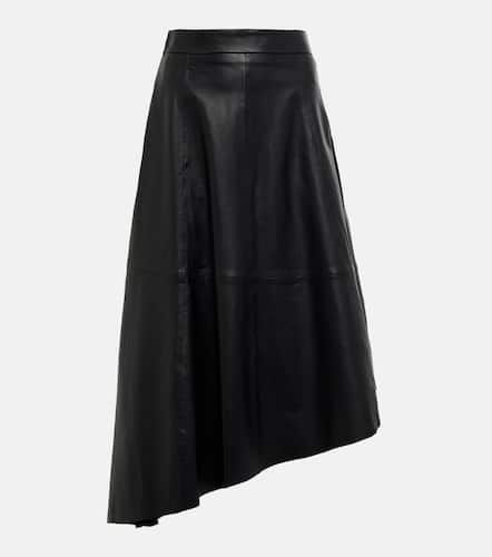 Asymmetric leather midi skirt - Polo Ralph Lauren - Modalova