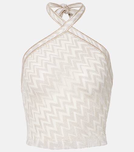 Missoni Crop top de lamé en zigzag - Missoni - Modalova