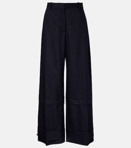 Linden pinstripe high-rise wide-leg pants - Khaite - Modalova