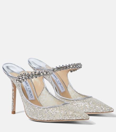 Mules Bing 100 de tul con glitter - Jimmy Choo - Modalova