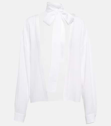 Miu Miu SablÃ© tie-neck blouse - Miu Miu - Modalova