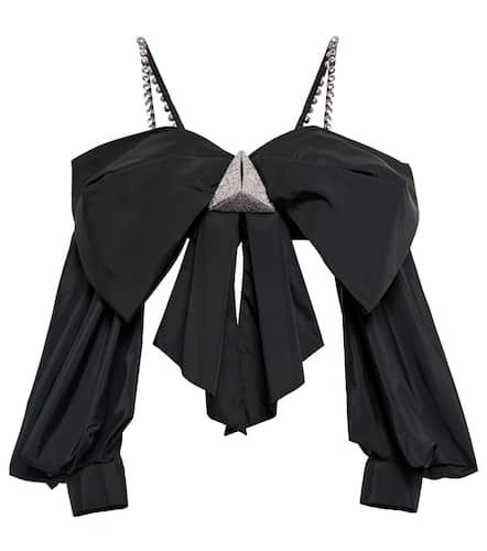 Verziertes Cropped-Top aus Taft - Area - Modalova