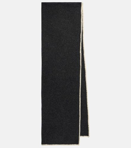 Embroidered wool and cashmere scarf - Toteme - Modalova