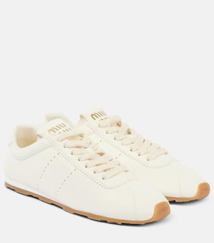 Miu Miu Leather sneakers - Miu Miu - Modalova