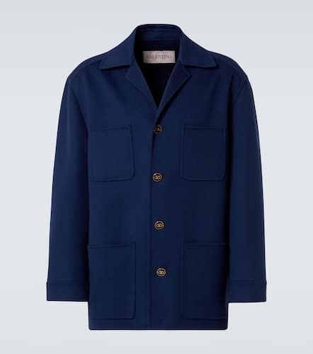 Wool and cashmere overshirt - Valentino - Modalova