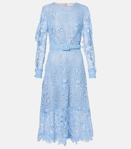 Floral lace cocktail dress - Oscar de la Renta - Modalova