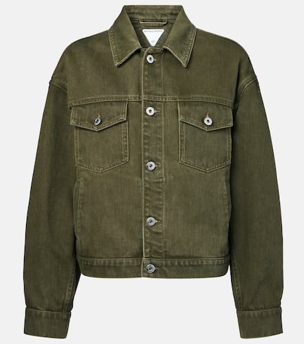 Jeansjacke mit Veloursleder - Bottega Veneta - Modalova