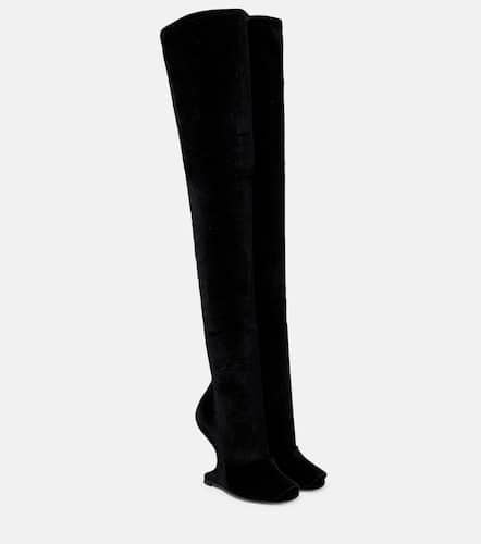 Cantilever over-the-knee boots - Rick Owens - Modalova