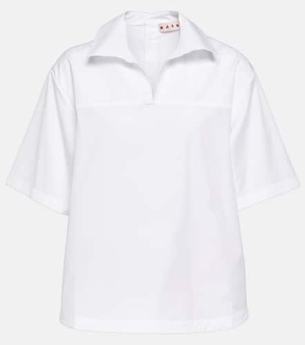 Marni Cotton poplin polo shirt - Marni - Modalova
