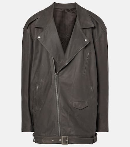 Chaqueta de piel oversized - Rick Owens - Modalova