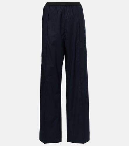 High-rise cotton straight pants - Plan C - Modalova