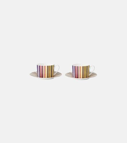 Set di 2 tazze da tè con sottotazza Stripes Jenkins - Missoni - Modalova