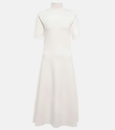 Turtleneck silk-blend midi dress - Joseph - Modalova