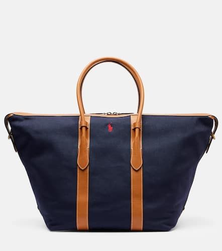 Tote Classic XL de lona con piel - Polo Ralph Lauren - Modalova