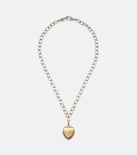 Collana Heart in 18kt e 14kt con diamanti - Marie Lichtenberg - Modalova