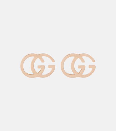 Gucci GG 18kt gold stud earrings - Gucci - Modalova