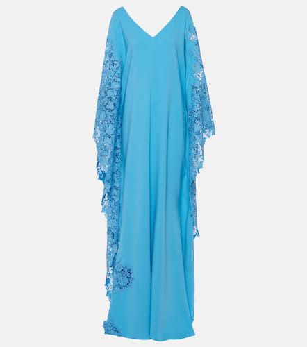 Lace-trimmed silk-blend gown - Oscar de la Renta - Modalova