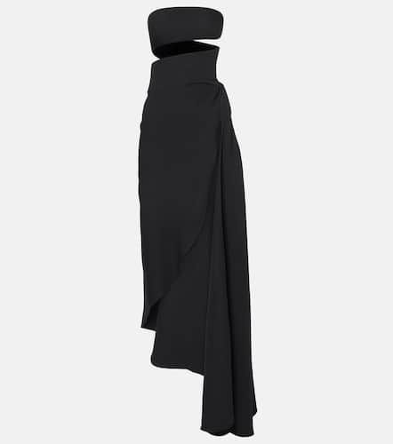 AlaÃ¯a Spiral silk and wool midi dress - Alaia - Modalova