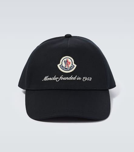 Moncler Logo cotton baseball cap - Moncler - Modalova