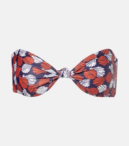 Top de bikini bandeau estampado - Same - Modalova