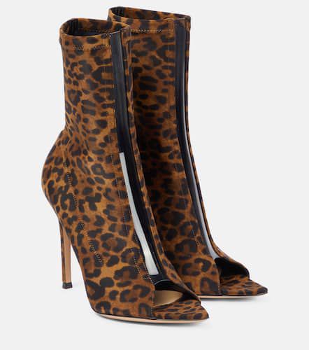 Hiroko 105 leopard-print boots - Gianvito Rossi - Modalova