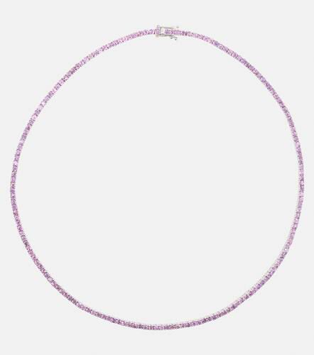 Kt white gold necklace with lilac sapphires - Roxanne First - Modalova