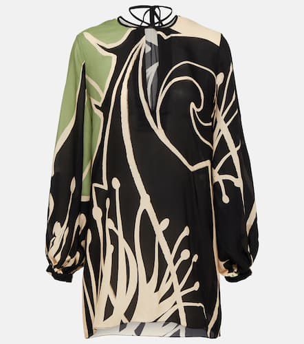 Printed silk georgette blouse - Johanna Ortiz - Modalova