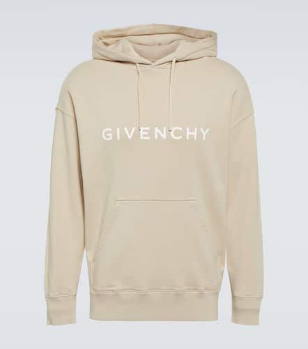 Archetype logo cotton jersey hoodie - Givenchy - Modalova