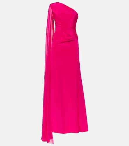 Asymmetic silk chiffon gown - Roland Mouret - Modalova