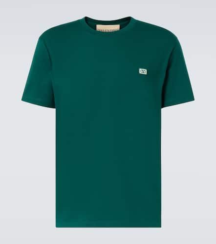 T-shirt VLogo in jersey di cotone - Valentino - Modalova