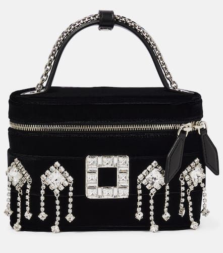 Vanity Small embellished velvet crossbody bag - Roger Vivier - Modalova