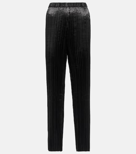 Pantaloni slim in raso con pinces - Junya Watanabe - Modalova