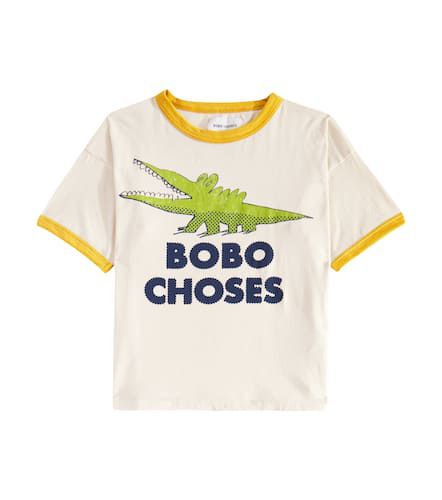 T-Shirt Talking Crocodile aus Baumwoll-Jersey - Bobo Choses - Modalova