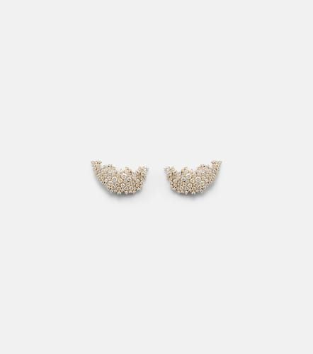 Scatter 18kt earrings with diamonds - Ananya - Modalova