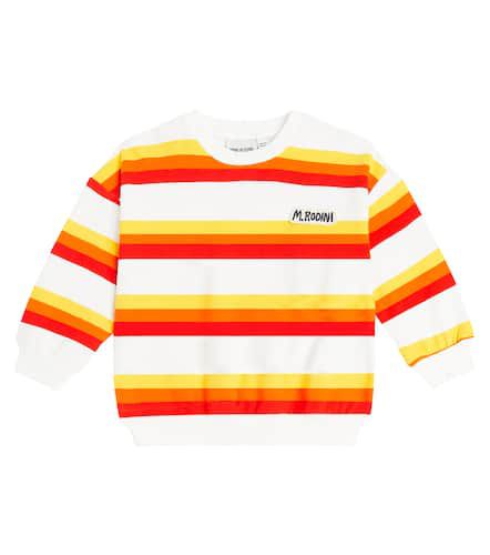 Stripe cotton jersey sweatshirt - Mini Rodini - Modalova