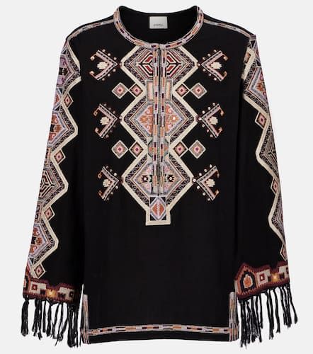 Blusa Zelda de seda bordada - Isabel Marant - Modalova