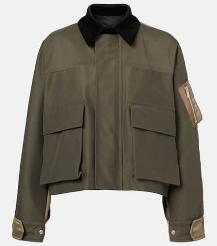 Chaqueta de sarga de mezcla de algodón - Sacai - Modalova